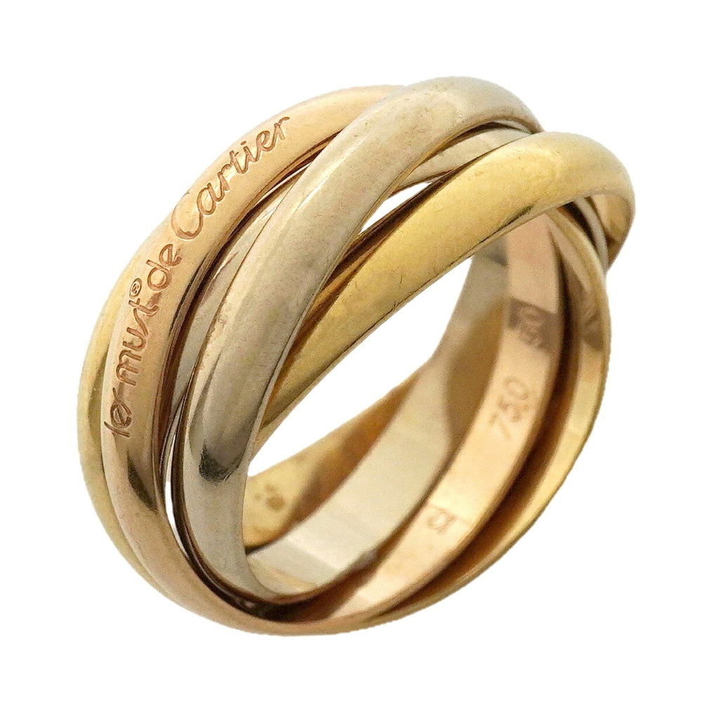 CARTIER 18k Gold Trinity Ring #50